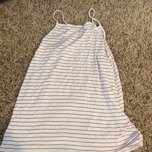 Mossimo Striped Red and White Tank top